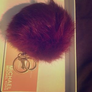 Michael Kors Rabbit Fur Keychain